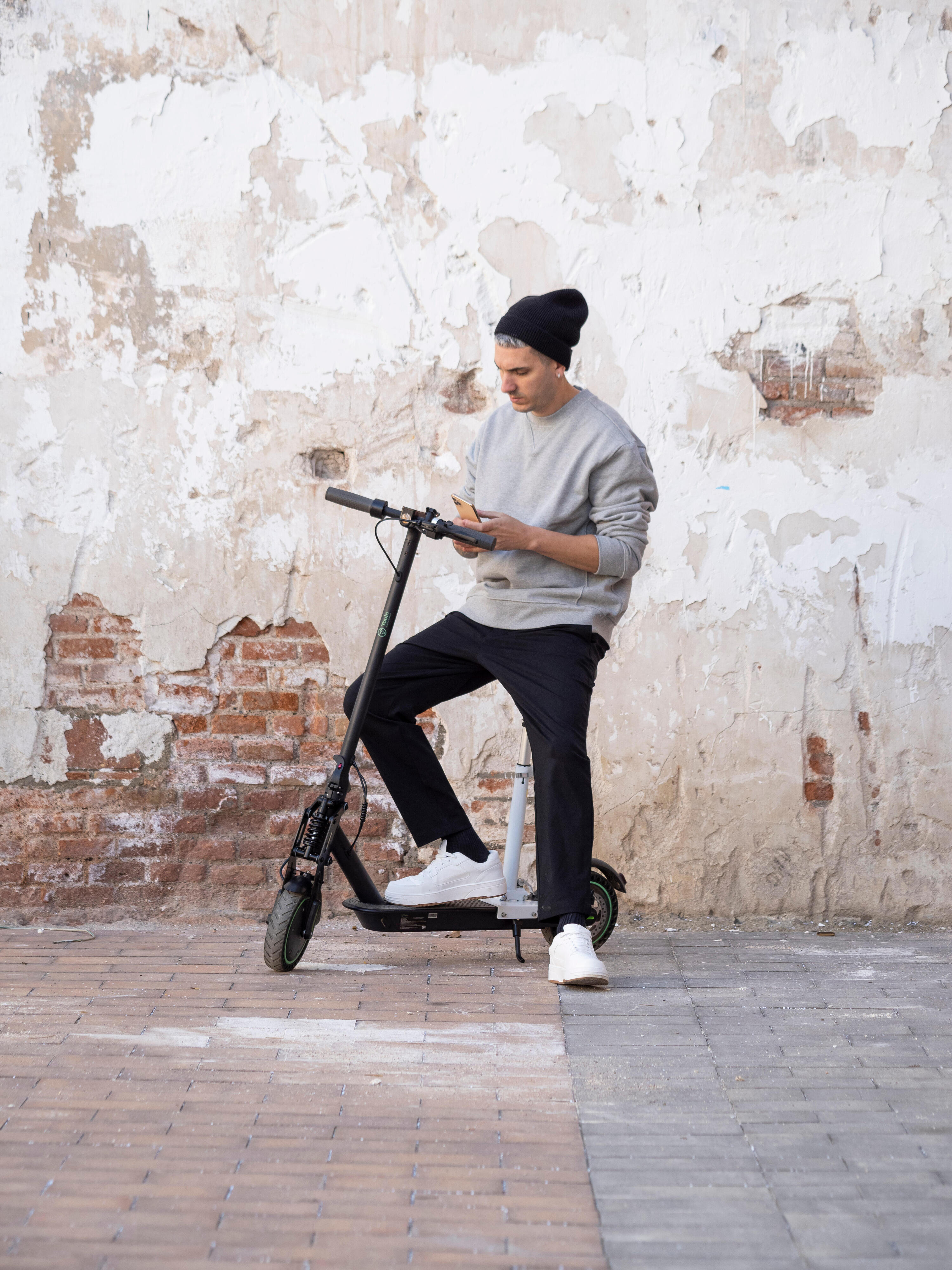 Sella pieghevole regolabile Youin You-Go L, M365, 1S - da 46 cm a 70 cm - Bianca 3/7