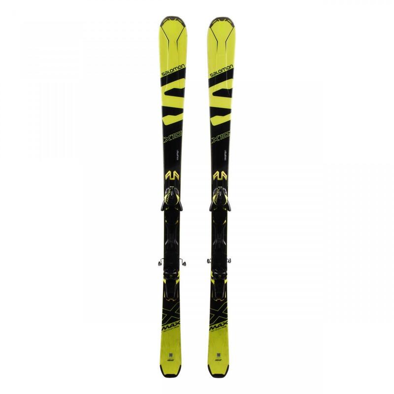 RECONDITIONNE - Ski Salomon X Max X10 + Fixations - BON