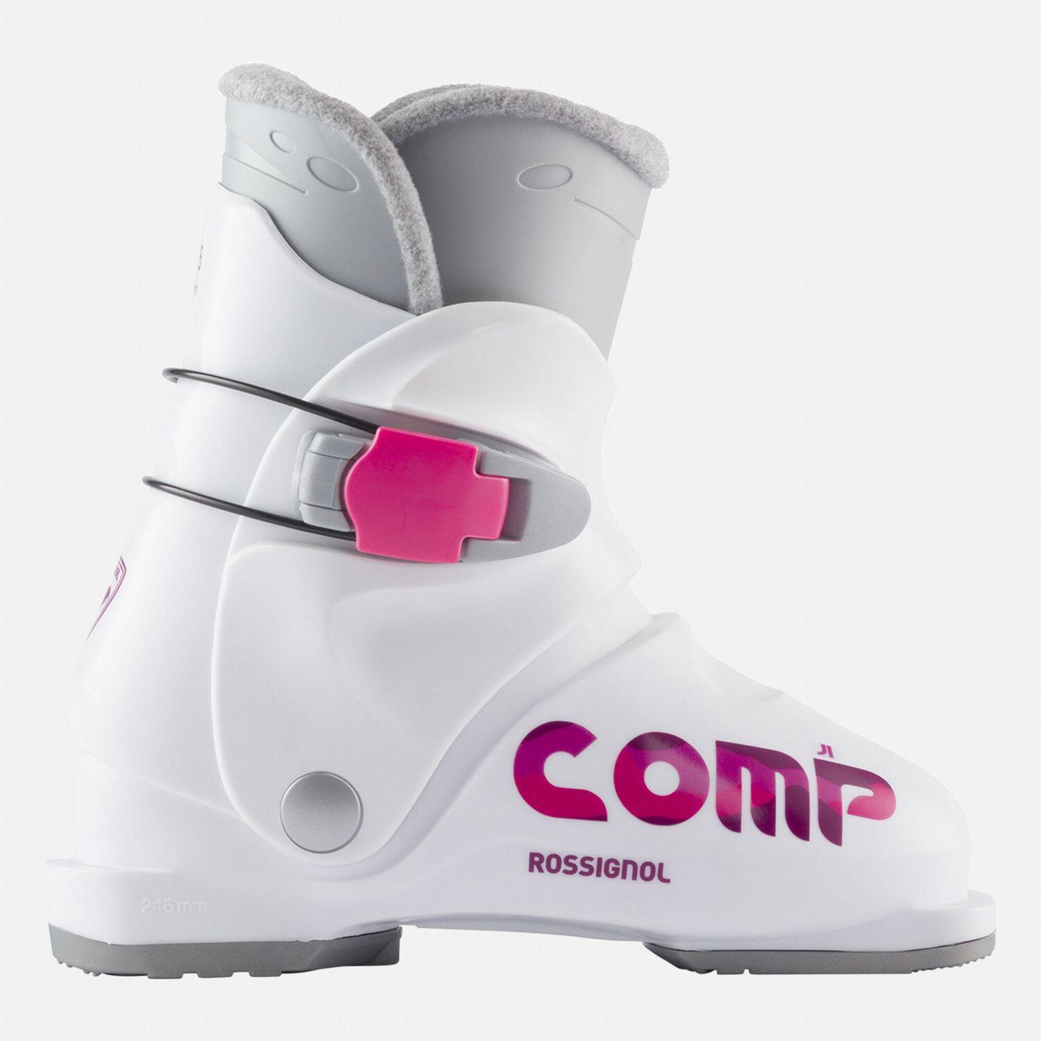Botas de esquí Rossignol Comp J1 blancas para niña 3/6