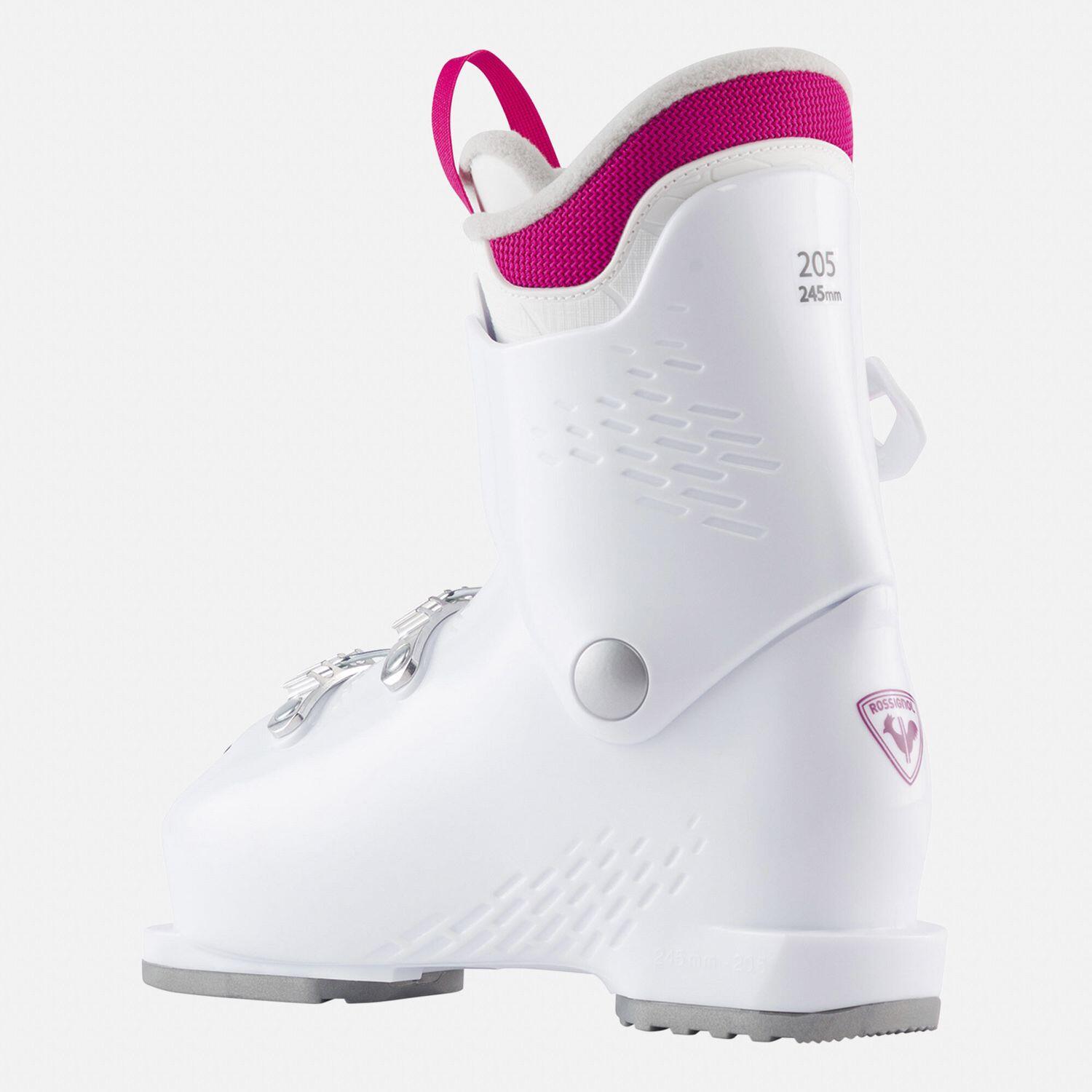 Rossignol Comp J3 Weiße Mädchen-Skischuhe 2/6