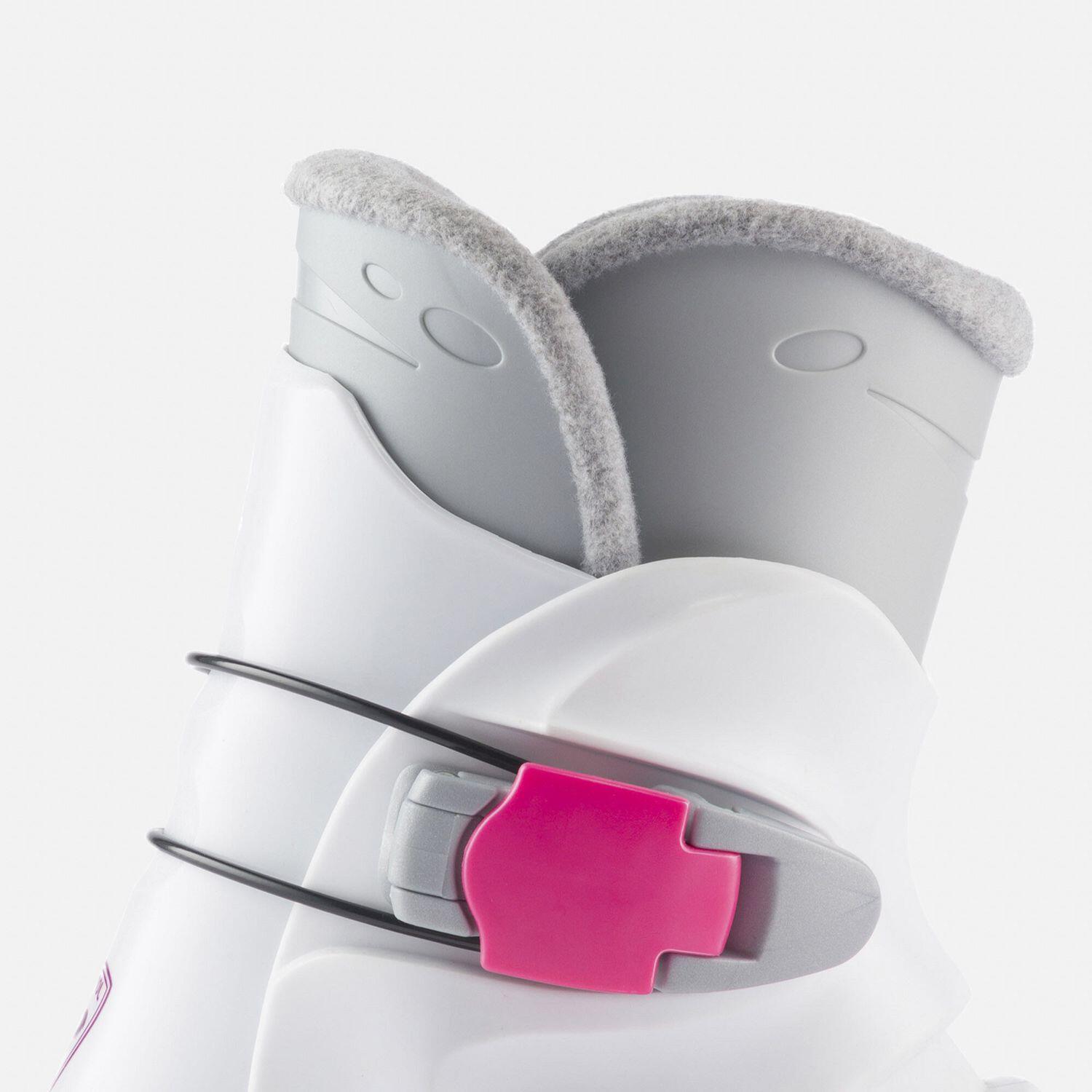 Botas de esquí Rossignol Comp J1 blancas para niña 5/6