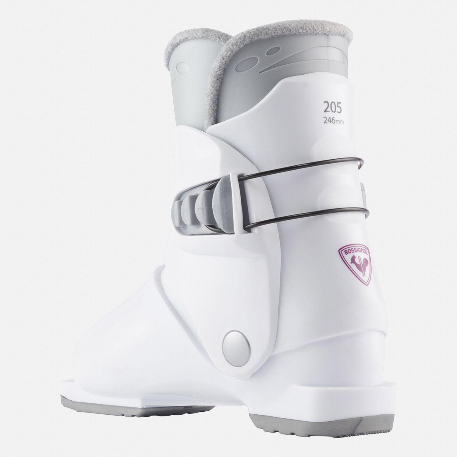 Botas de esquí Rossignol Comp J1 blancas para niña 2/6