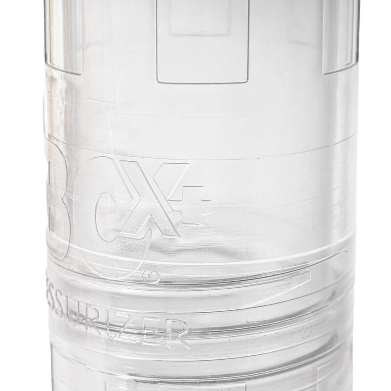 TuboX4 Crystal + Bomba de ar 27cm | Pressurizador de bolas de ténis e paddle