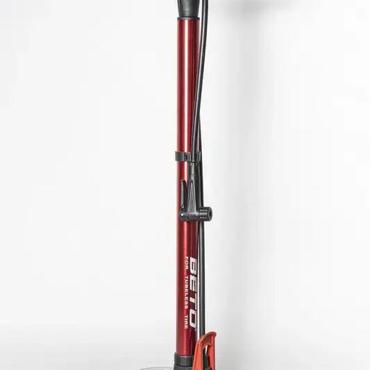 High-end foot pump with 28” pressure gauge -BETO- Aluminum
