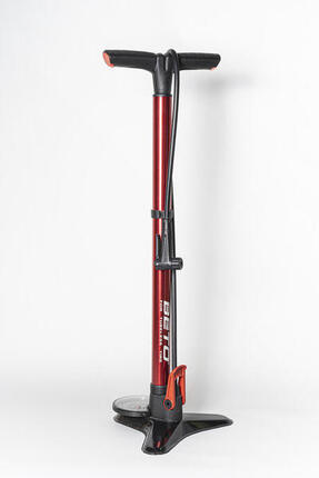 High-end voetpomp met 28” manometer-BETO-Aluminium