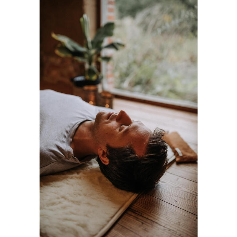 Set de 6 sur-tapis de yoga en laine mérinos - Yoga nidra -Restorative -Yin Yoga