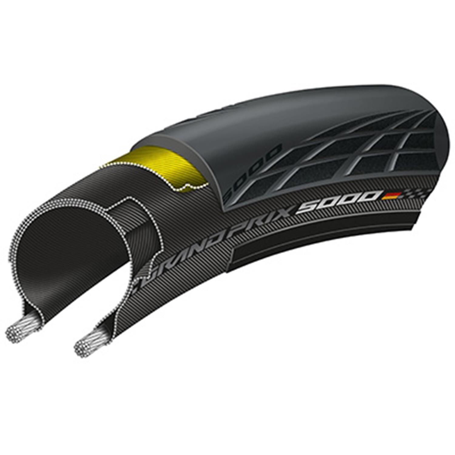 Grand Prix 5000 Tyre-Foldable BlackChili Compound Road Black/Black 700 X 23C 2/5
