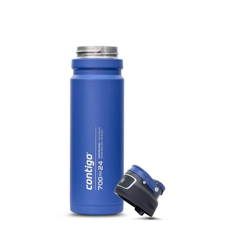 CONTIGO Contigo Free Flow Autoseal Vacuum-Insulated 700ml Water Bottle - Blue Corn