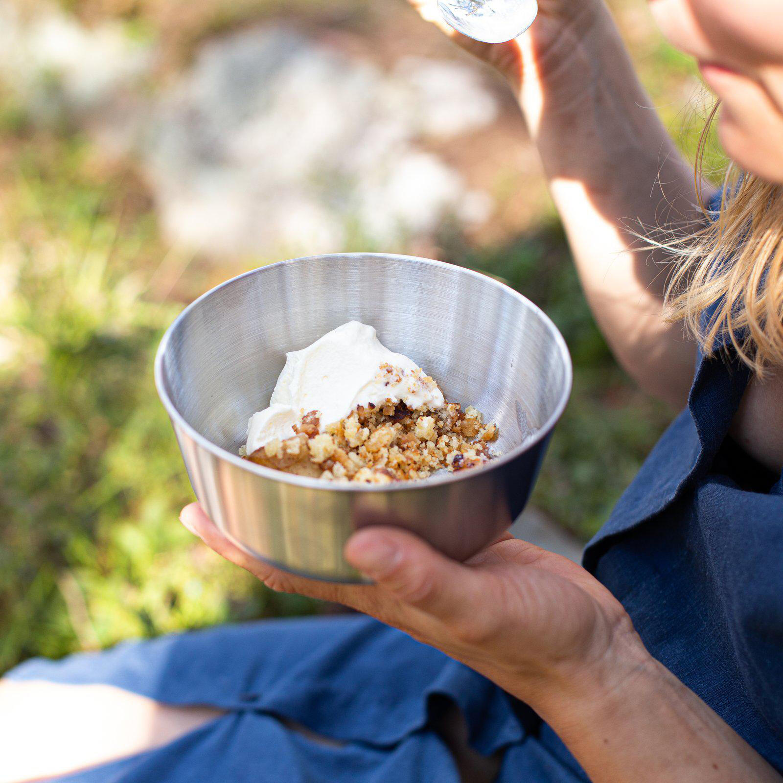 Campfire Bowl Small inox - bol compact et inaltérable pour plein air 3/4