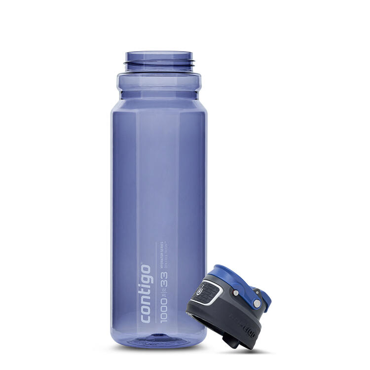 Contigo Free Flow Tritan Autoseal 1-Litre Water Bottle - Blue Corn 1/7
