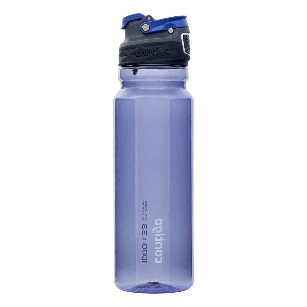 Contigo Free Flow Tritan Autoseal 1-Litre Water Bottle - Blue Corn 3/7