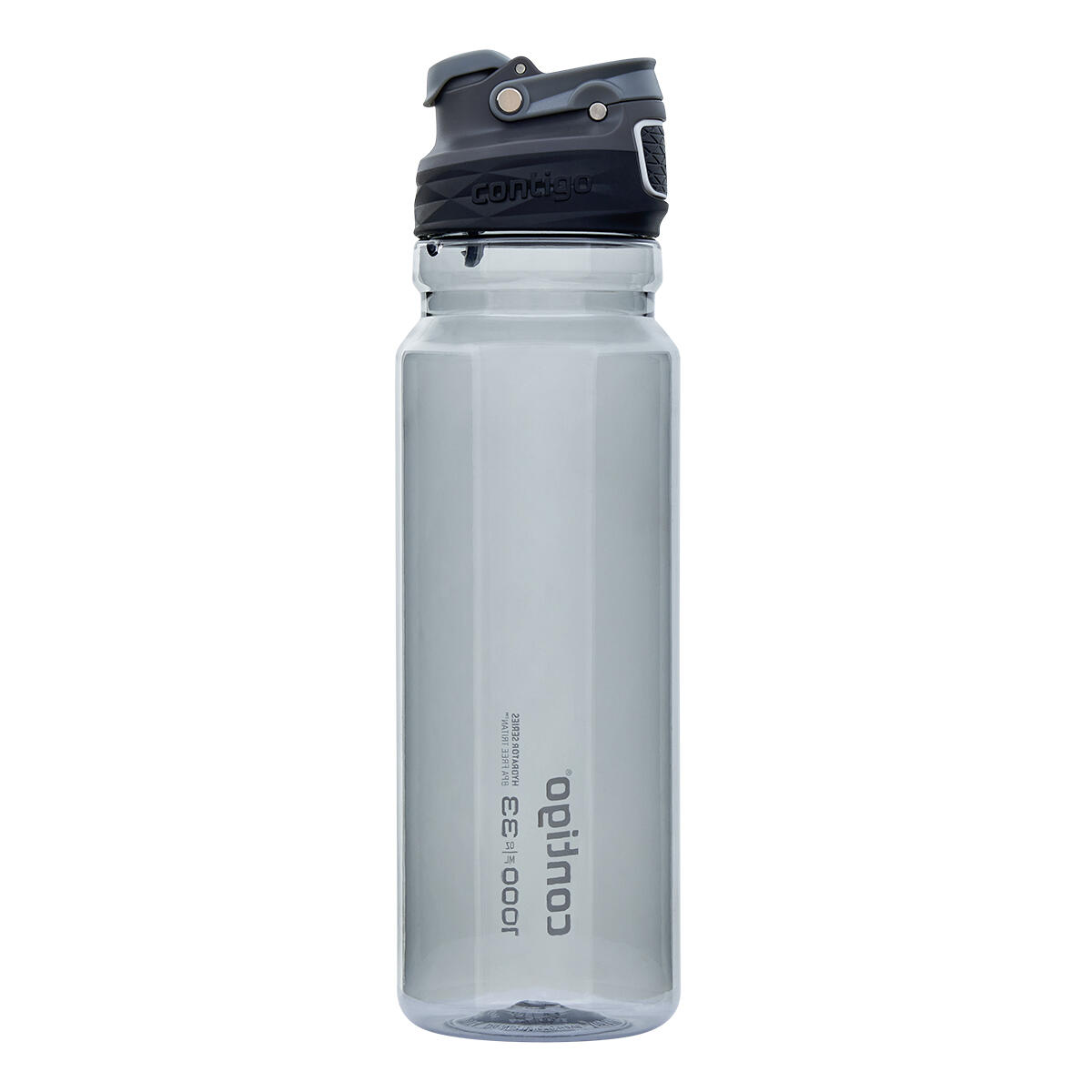 Contigo Free Flow Tritan Autoseal 1-Litre Water Bottle - Charcoal 3/7