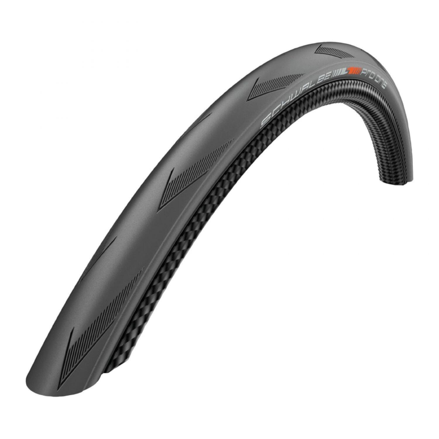 Pneu Route 700x25 Schwalbe Pro One Tubeless Easy Ts Noir (25-622)