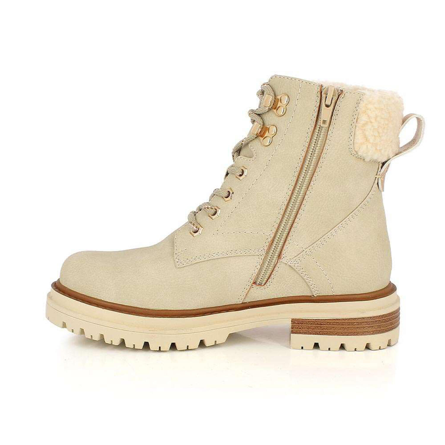 Botas de Neve Femininas com Pelúcia e Sola Rugosa, Abela 2/4