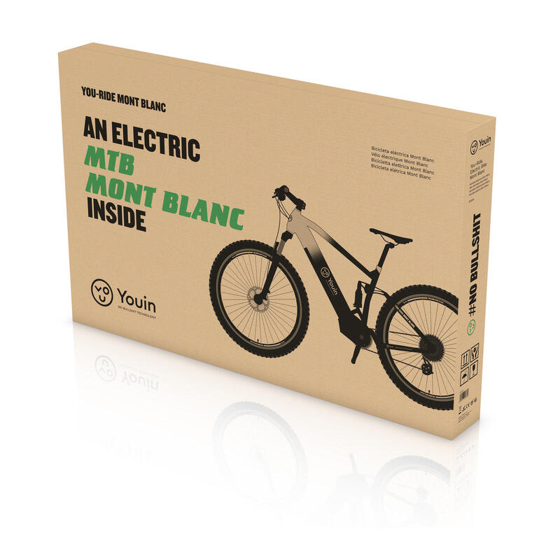 YOUIN Mont Blanc Bicicleta Eléctrica Montaña, Batería Samsung, Motor 250W, 9 Vel