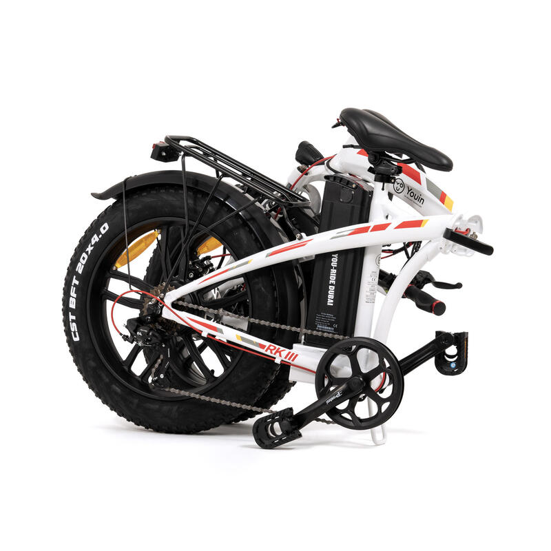 Bicicletta Elettrica Youin BK1600W DUBAI Bianco