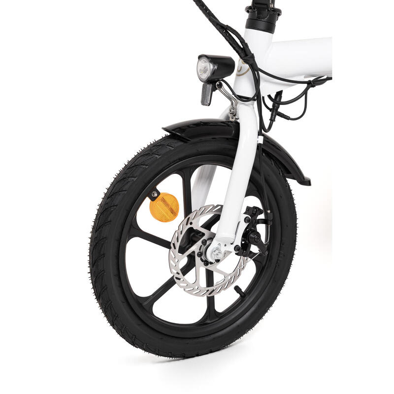 YOUIN Rio - Bicicleta Eléctrica Plegable 16" - 250W, 45 Km Aut, Suspensión tras.