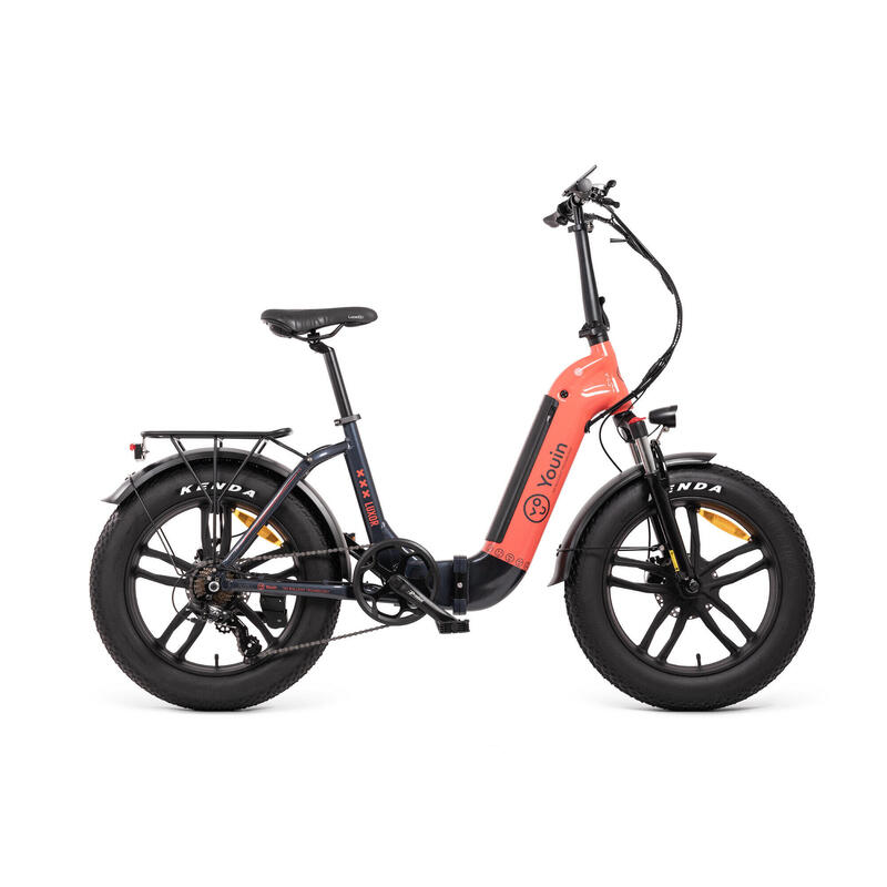 YOUIN Luxor + Bicicleta Eléctrica, FAT 20", Shimano, Samsung, 75km Autonomía