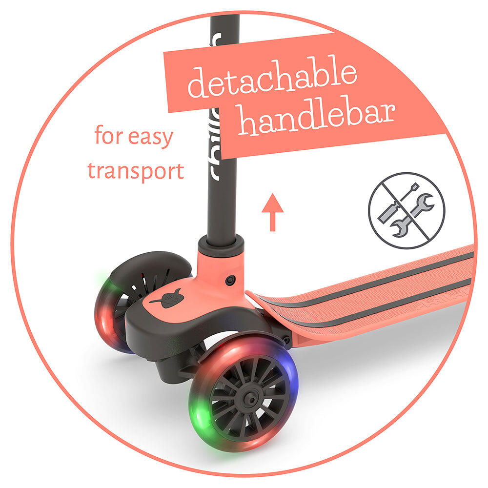 Trottinette 3 roues lumineuses à LED - SCOTTI GLOW, avec frein arrière intégré 5/7