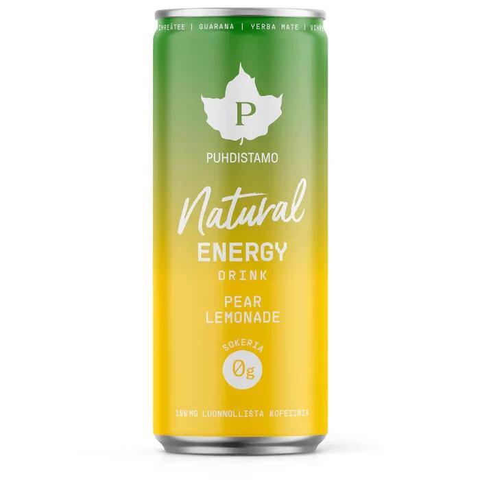 Természetes energiaital, natural energy drink - Körte limonádé, 330ml