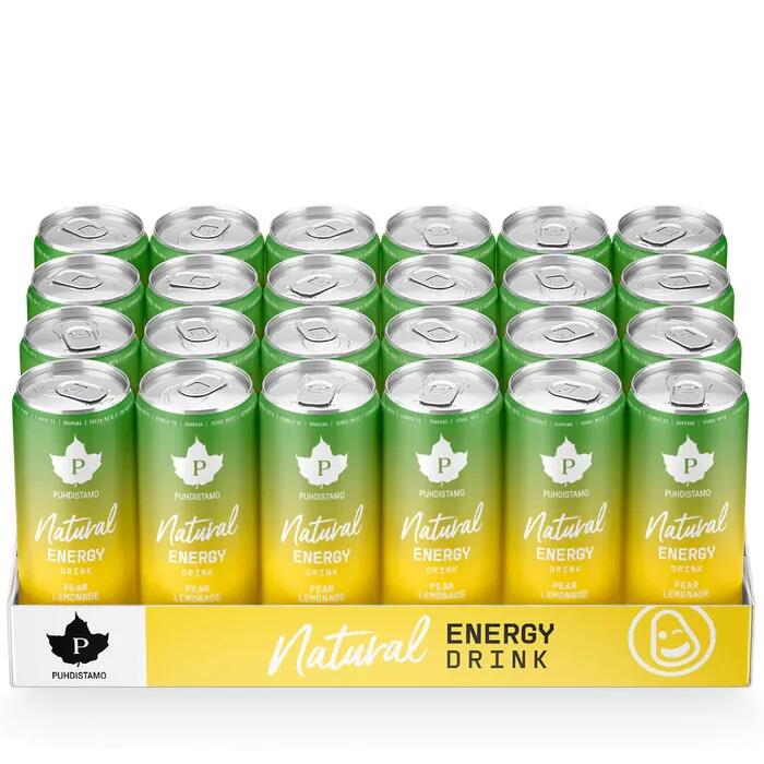 Természetes energiaital, natural energy drink - Körte limonádé, 330ml