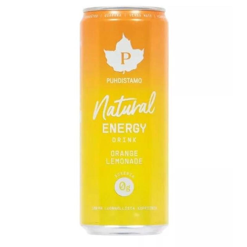 Természetes energiaital, natural energy drink - Narancs limonádé, 330ml