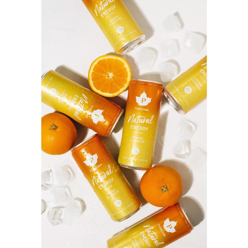 Természetes energiaital, natural energy drink - Narancs limonádé, 330ml