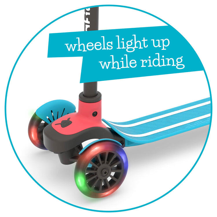 Trottinette 3 roues lumineuses à LED - SCOTTI GLOW, avec frein arrière intégré 7/7