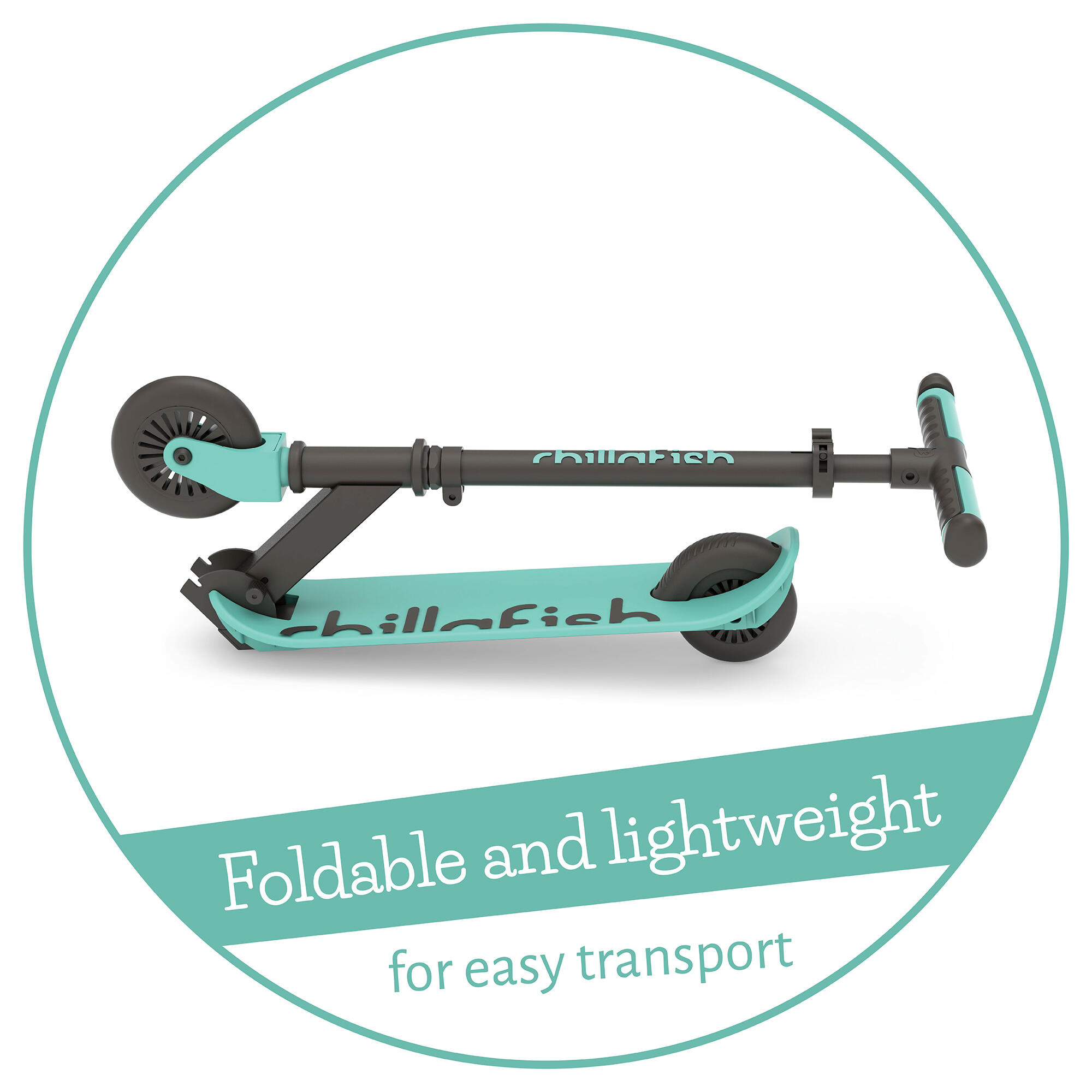 Flexxi Glow - Trottinette pliable avec frein intégré et roues lumineuses LED 5/7