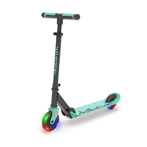 Chillafish - Flexxi Glow - Trottinette Pliable Avec Frein Intégré Et Roues Lumineuses Led - Trottinette - Vert - Taille Unique - Decathlon