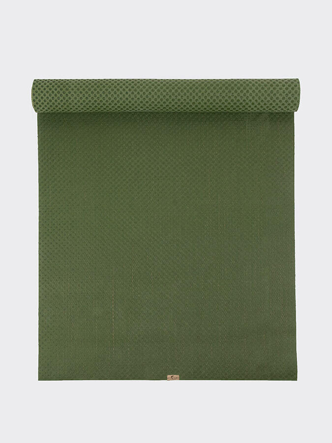 The Original EcoYoga Travel Yoga Mat 2mm- Green 1/3