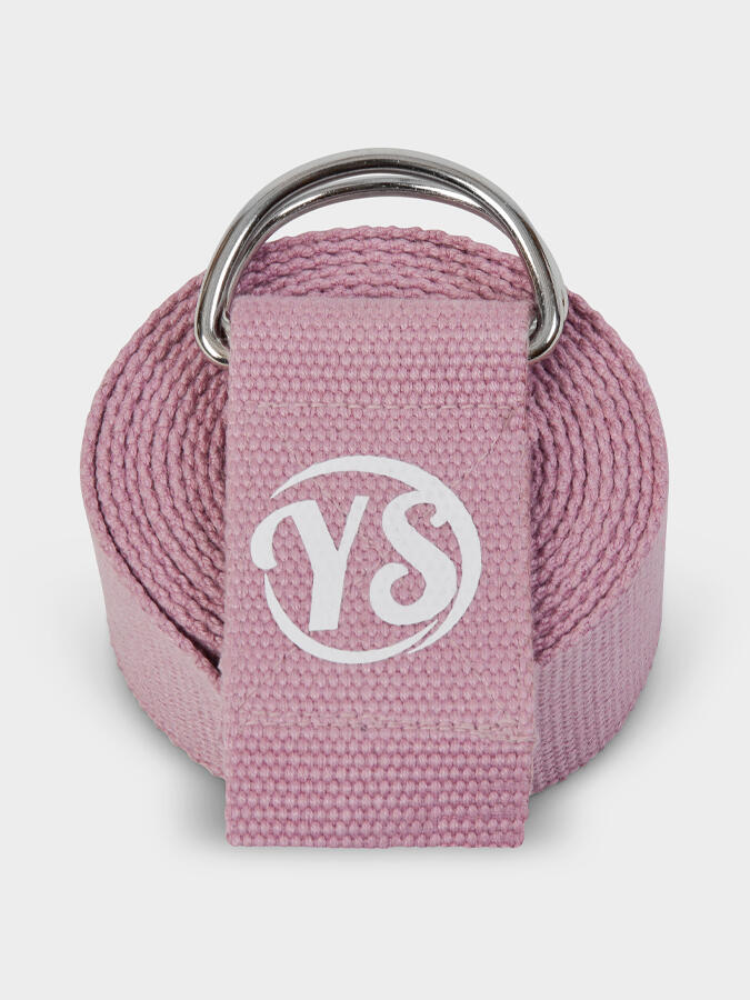 YOGA STUDIO Yoga Studio Belt Strap Metal D-Ring Buckle 2.5m - Dusty Pink