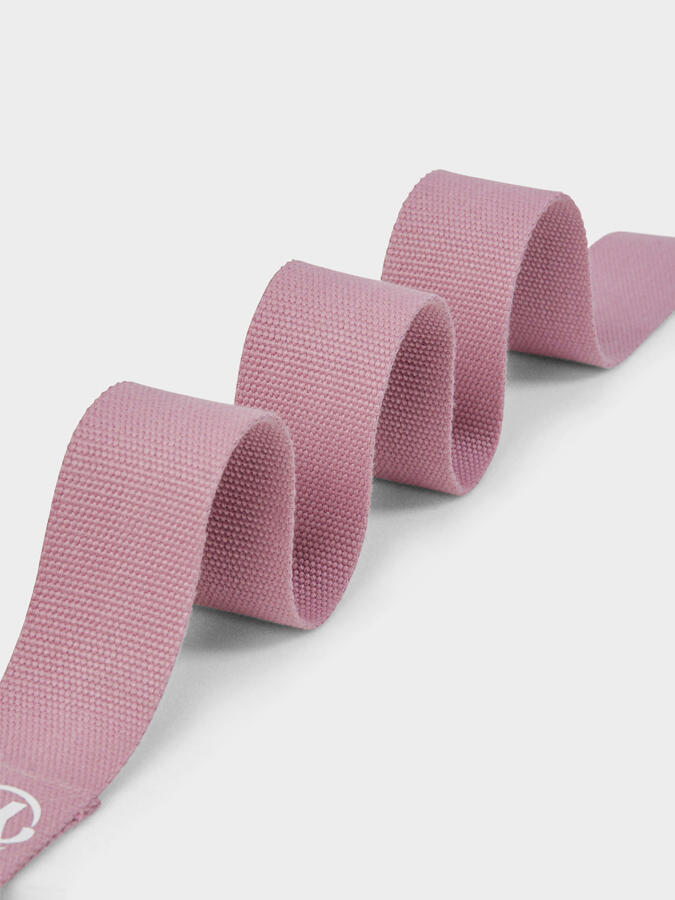 Yoga Studio Belt Strap Metal D-Ring Buckle 2.5m - Dusty Pink 5/5