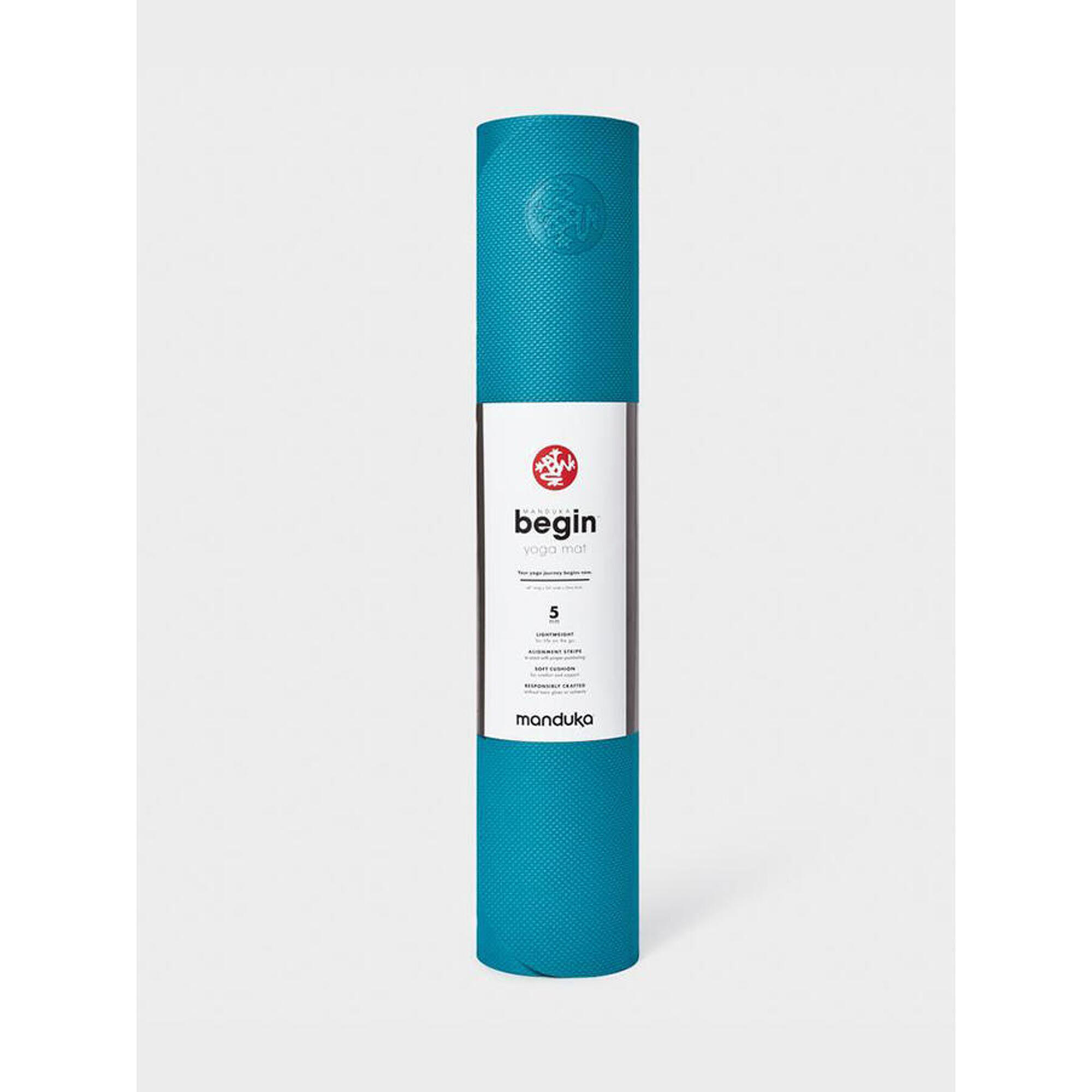 Covoras de yoga Manduka Begin 5 mm - Bondi Blue