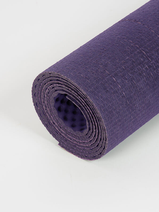 The Original EcoYoga Extra Long Yoga Mat 4mm - Lavender 2/3