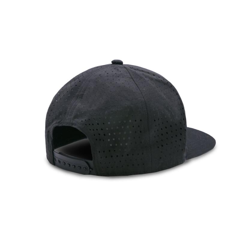 Casquette décontractée brodée 3D noire unisexe OOQ Snapback Mooquer