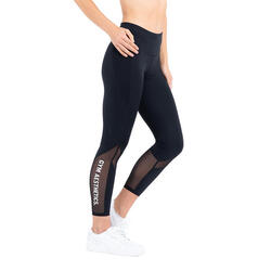 Women MultiPocket High-Waist Breathable Activewear Mesh Legging