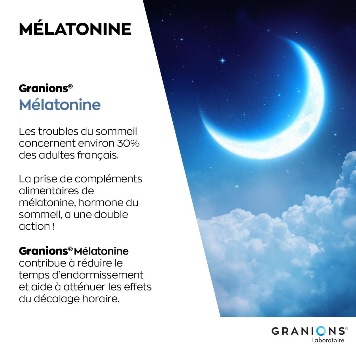 GRANIONS Mélatonine 1mg 3/7