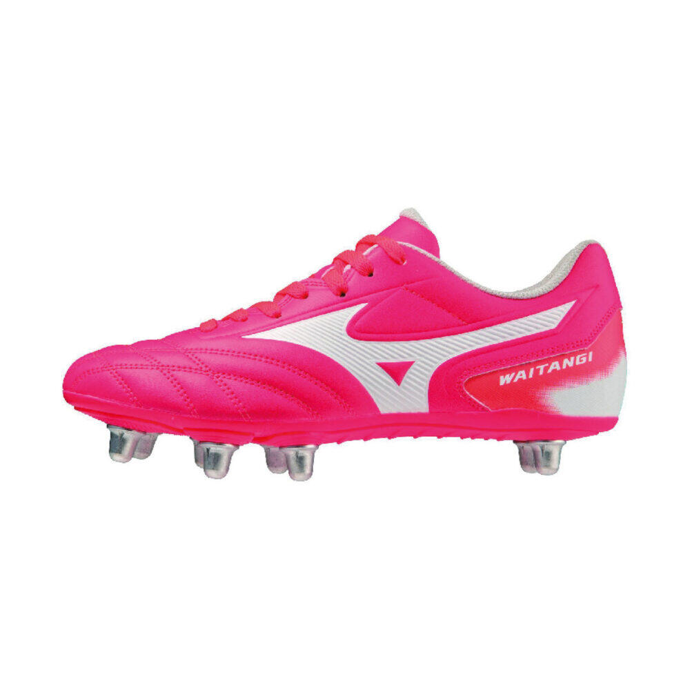 Mizuno Waitangi II CL Rugby Boots Red Coral
