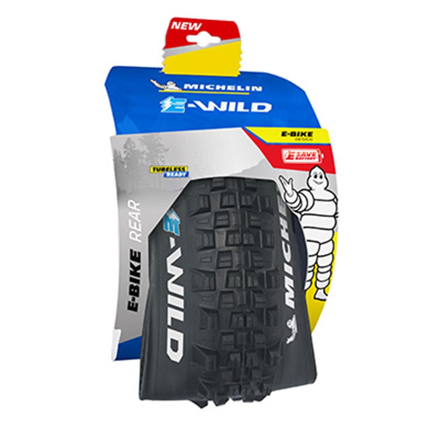 Weicher MTB-Reifen hinten Michelin E-Wild Gum-X Compition Line 71-584 3/3