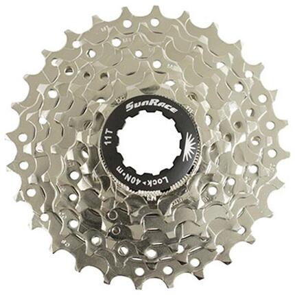 Cassette 7v. Sunrace 11-28 m63 pour Shimano/Sram nickel