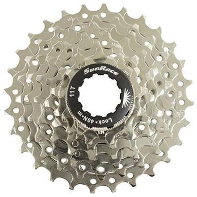 Sunrace Zahnkranz-Kassette CSM63 7-fach,11-28 Zähne,nickel