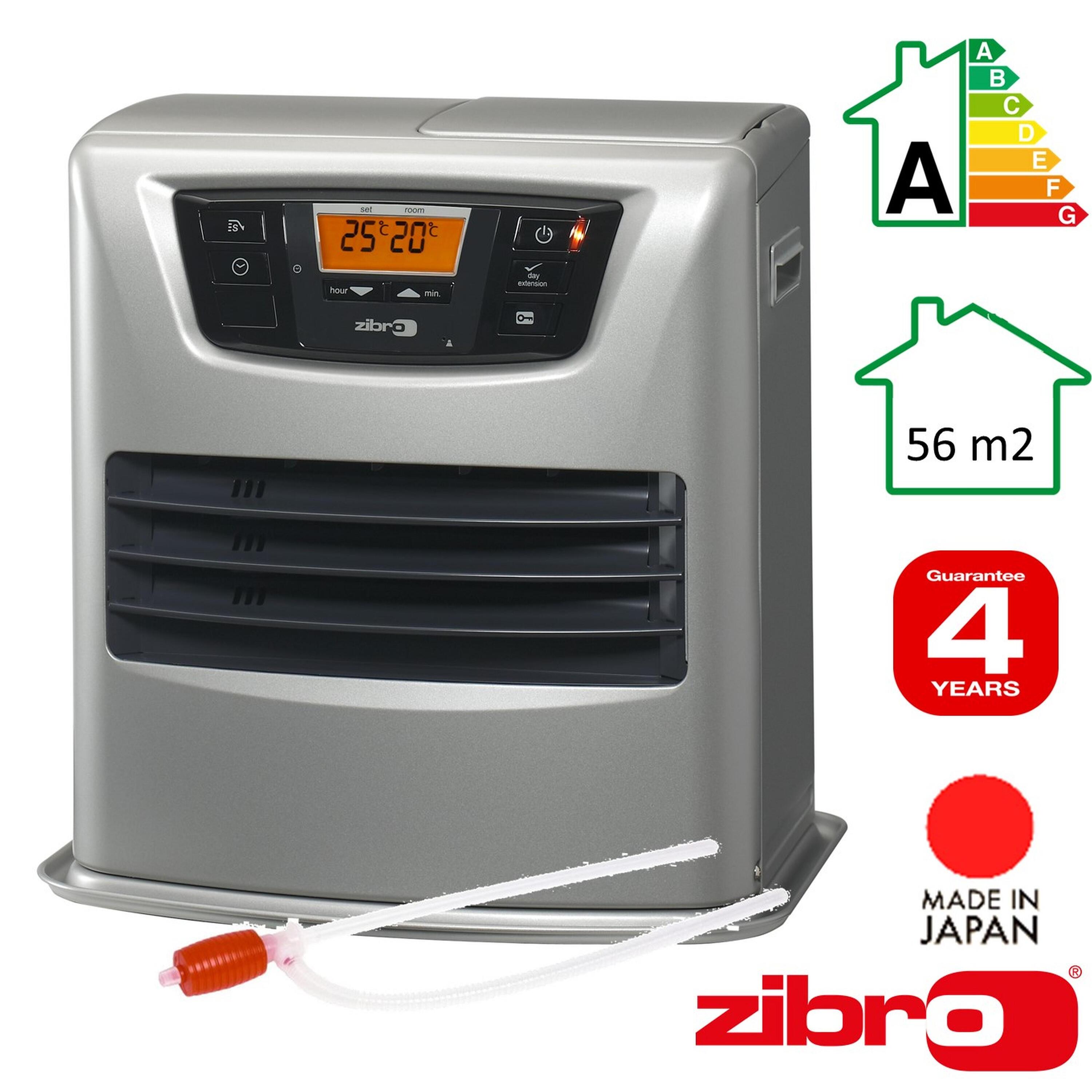 STUFA ZIBRO LC-135 ELETTRONICA VENTILATA  SILVER KW3,5 2/6