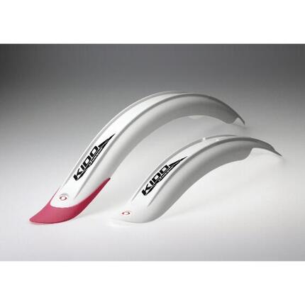 Błotniki Simpla KIDO SHORT 20" P+T biało/arbuzowy