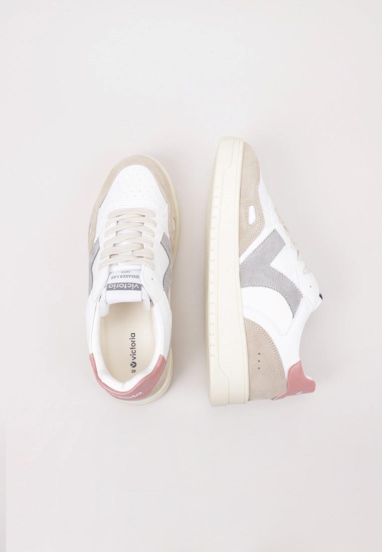Chaussures Deportivas Mujer Victoria SEUL EFECTO PIEL & SERRAJE Rose 5/6