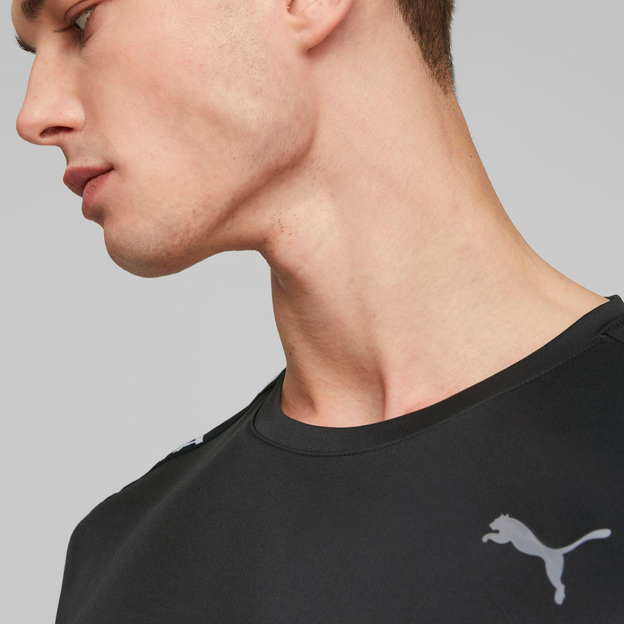 T-shirt Puma Fit Taped, Black, Men 5/7