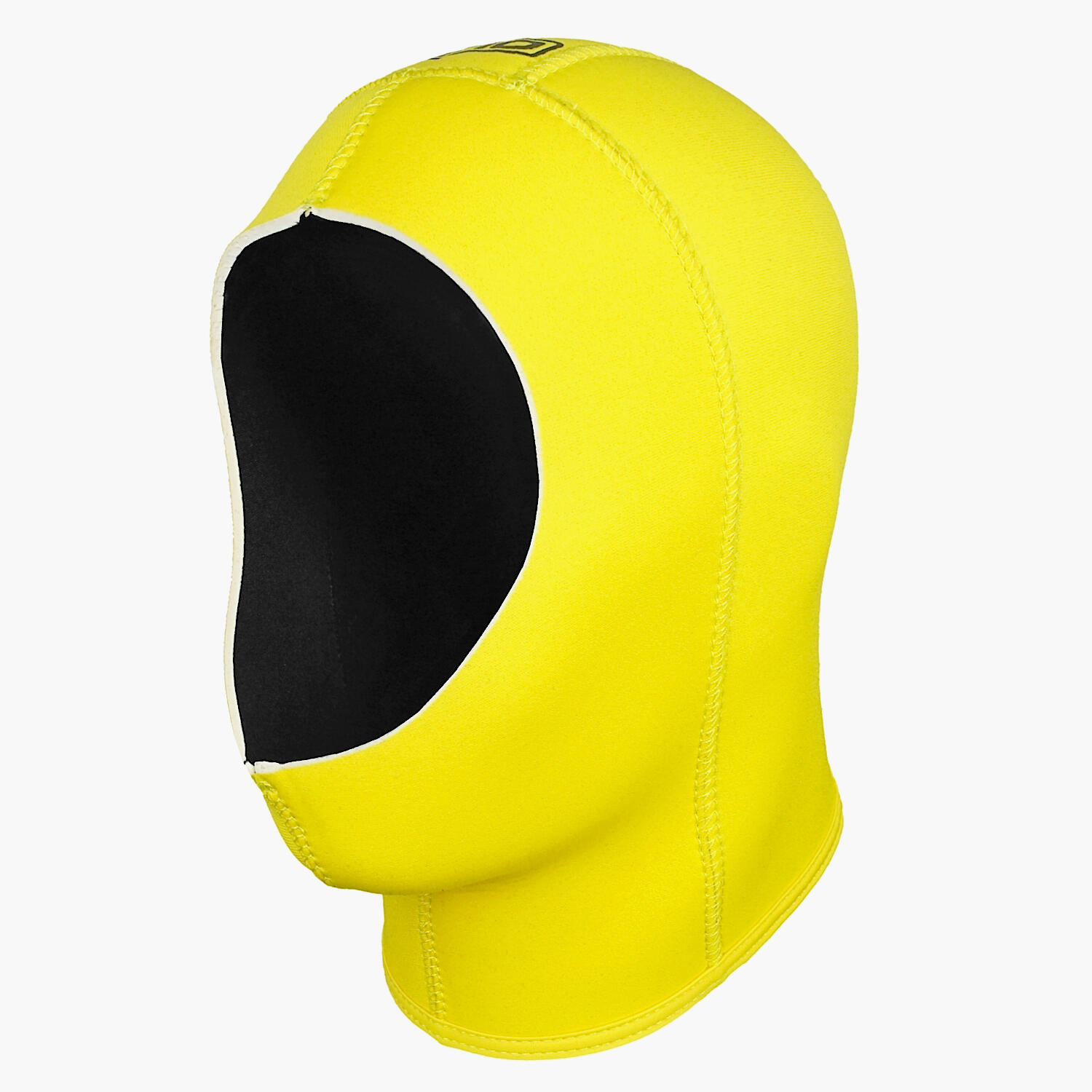Lomo Yellow Wetsuit Hood - 5mm Hi Vis Yellow Neoprene Hood 1/4