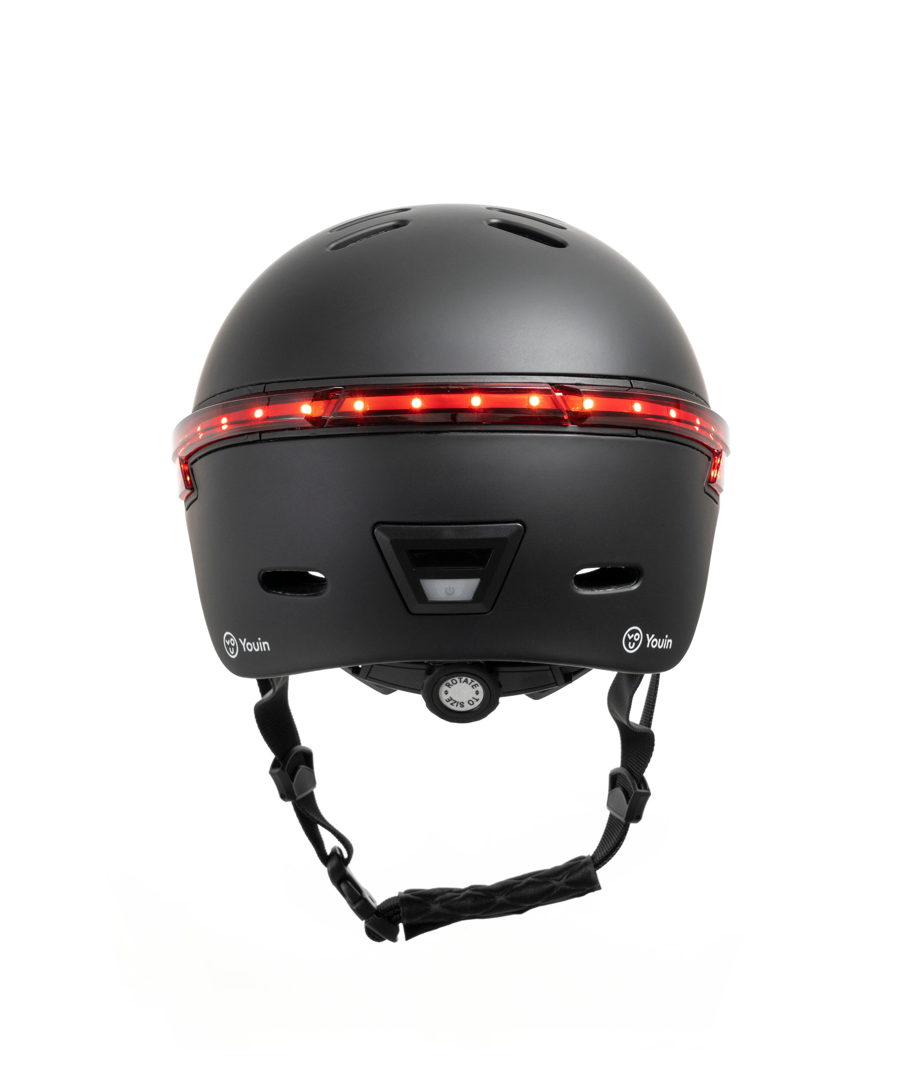 YOUIN Casco Inteligente Homologado Patinetes y Bicicletas, LED, Bluetooth, Negro 4/7