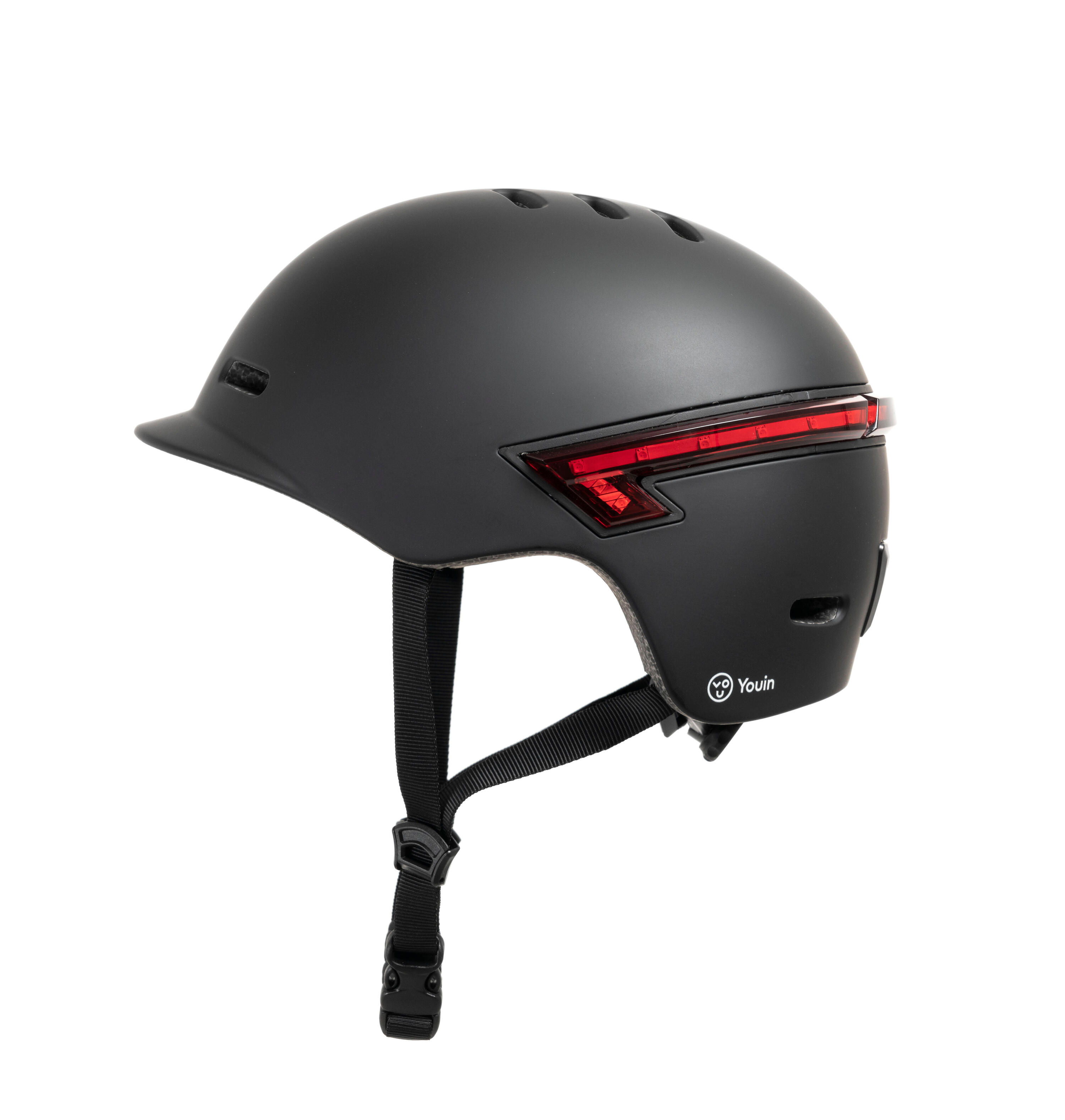 YOUIN Casco Inteligente Homologado Patinetes y Bicicletas, LED, Bluetooth, Negro 3/7