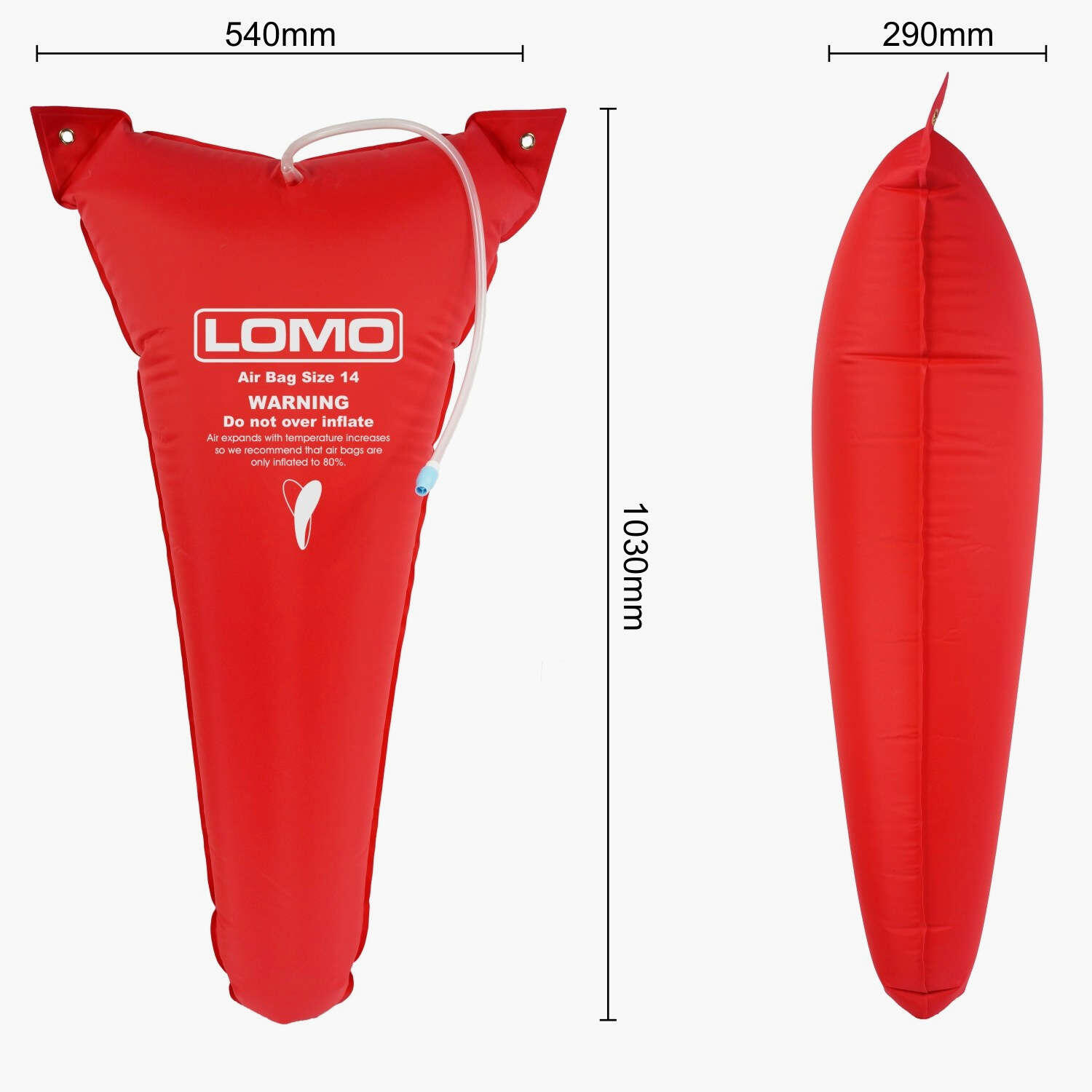 Lomo Kayak Buoyancy Bag - Main Hatch. Size 14 2/4